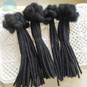 Extensions de <span class=keywords><strong>cheveux</strong></span> humains Remy indiens pour tresses torsadées, dreadlocks, style afro - Product Image 5