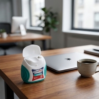 CoralClean Hilo Dental de Nailon de Alta Calidad y Confortable de 50 Metros con Logotipo Personalizado para el Cuidado Bucal Diario en Casa y Viajes, Venta al Por Mayor