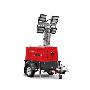 Torre de Iluminación Móvil Kubota Z482 Mecc Alte PM5G 42 4KW 9m, Mástil Hidráulico Eléctrico Galvanizado, 4 x 350W LED - Product Image 1