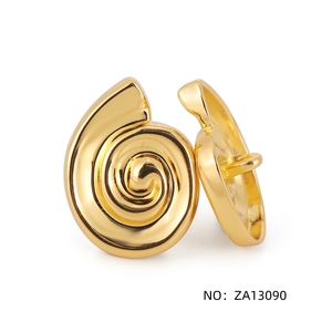 Ưa thích độc đáo đánh bóng 23mm OEM tùy chỉnh nút kim loại mặt trăng hình dạng sáng bóng Sliver Shank nút - Product Image 2