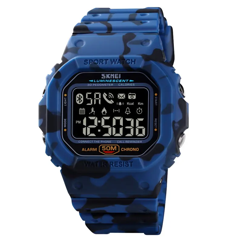 skmei brand 1629 original newest smartwatch men multifunction digital sport watches