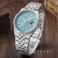 Jam Tangan Pria Berkualitas Tinggi Label Pribadi Logo Kustom Dial Gerakan Jepang 5ATM Luminous Stainless Steel Quartz
