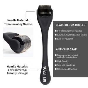 Luxfume Sérum activateur de soin de la barbe pour homme de haute qualité, vaporisateur frais, kit de croissance de la barbe <span class=keywords><strong>Dermaroller</strong></span> pour homme - Product Image 6