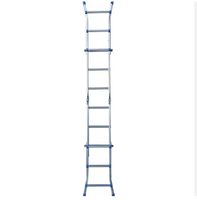 Échelle d'isolation moderne en aluminium petite serrure manuelle géante pliable extensible pour la maison et l'hôtel pour le grenier et le jardin.
