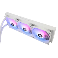 PCCOOLER DE360 King Kong RGB, Sistema de Refrigeración Líquida Todo en Uno para CPU, Ventilador de 360°, Doble Motor, Cobre y Aluminio, Accesorio para Caja de Ordenador