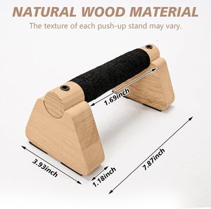 Barres parallèles en bois professionnelles pour l'entraînement en callisthénie, blocs pour les pompes, équipement <span class=keywords><strong>de</strong></span> gym à domicile pour hommes et femmes - Product Image 5