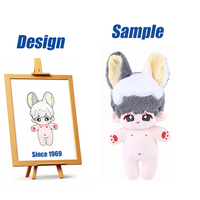 Shengye BSCI EN71 CPC Conception personnalisée Figurine d'action 3D mignonne d'idole coréenne Poupée Personnage de dessin animé Anime Jouet en peluche avec vêtements et chaussures