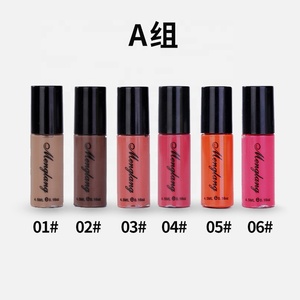 Lucidalabbra impermeabile rossetto liquido opaco facile da trasportare rosso antiaderente Set per il trucco per la tinta delle labbra - Product Image 4