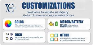 통차이 오프로드 4인승 및 6인승 48V 72V 고속 스틸 프레임 리튬 배터리 4x4 골프 전기 카트 5kw 모터 리프터 포함 - Product Image 6