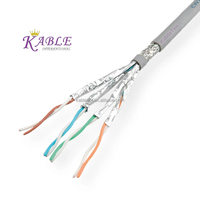 Cable de Internet de Alta Velocidad KableTex, UTP, FTP, SFTP, Cat7, Cat8, 23AWG, 4 Pares, Conductor Sólido, Revestimiento de PVC, Cables de Comunicación