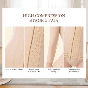 <span class=keywords><strong>Liop</strong></span> Recovery Shapewear à entrejambe ouvert, taille haute, effet ventre plat et rehausseur de fesses, Fajas Colombianas pour femme, post-chirurgie - Product Image 4