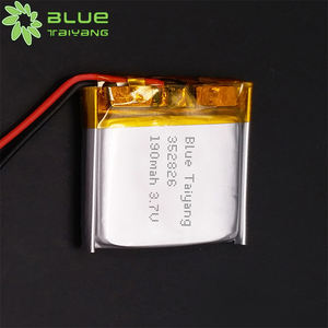 Bateria de Polímero de Lítio de Tamanho Pequeno 352826 <span class=keywords><strong>3</strong></span>.7v 190mah Lipo Bateria <span class=keywords><strong>3</strong></span>.7v 200mah Li - Product Image 2