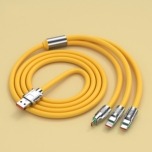 Gran oferta 3 en 1 retráctil de carga rápida de 1,2 m y 2m tipo C Cable de cobre puro para ordenador iOS Compatible con iPhone para Samsung Andr - Product Image 5