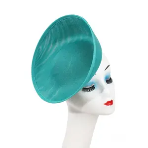 25cm bricolage nouvelle base de chapeaux de dame Royal Ascot linenette populaire turnup fascinator base