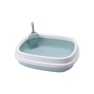 Bac à litière semi-fermé pour chat, très populaire chez Pet Shop - Grande toilette pour chat, fournitures pour animaux de compagnie - Product Image 1