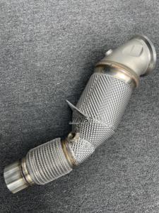 Convient pour tuyau de descente en acier inoxydable <span class=keywords><strong>BMW</strong></span> avec catalyseur pour les performances d'échappement B48 Boost - Product Image 6