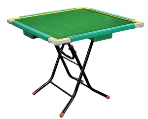 Mesa de madera barata Mahjong, mesa plegable de plástico Mahjong, portátil de madera - Product Image 1