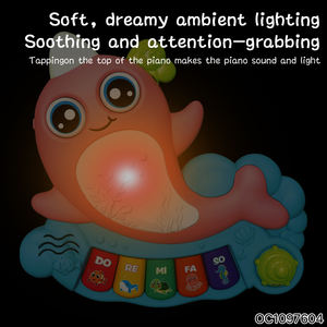 Claviers lumineux à piles, jouet musical dauphin, <span class=keywords><strong>piano</strong></span> électronique <span class=keywords><strong>pour</strong></span> bébé de 2025, nouveau jouet musical <span class=keywords><strong>pour</strong></span> bébé de <span class=keywords><strong>18</strong></span> <span class=keywords><strong>mois</strong></span>, vente en gros - Product Image 5