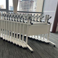Table de formation pliable multifonctionnelle à prix d'usine, bureau pliant personnalisé pour centre d'apprentissage avec roulettes