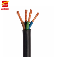 Câble multi-brins H07RN-F 2-5 conducteurs, gaine en caoutchouc robuste, câble flexible en caoutchouc, câble YC étanche avec isolation en caoutchouc