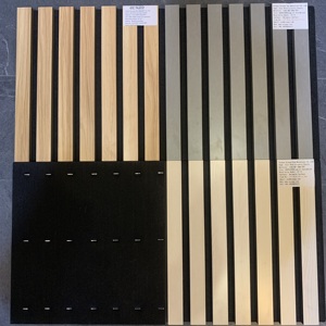Panneaux acoustiques insonorisants autocollants, panneaux acoustiques en grille couleur <span class=keywords><strong>bois</strong></span>, vente en <span class=keywords><strong>gros</strong></span> aux <span class=keywords><strong>prix</strong></span> d'usine - Product Image 5