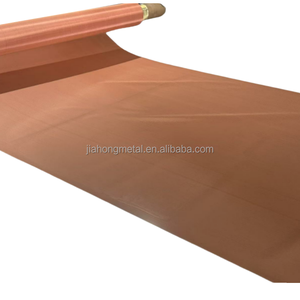 Tùy Chỉnh Màu Đỏ Dây Đồng Lưới Cho Thiết Bị Điện Tử Lọc Dầu Và Faraday Lồng Với Dịch Vụ Hàn Đồng Bằng Twill Hà Lan Dệt - Product Image 4