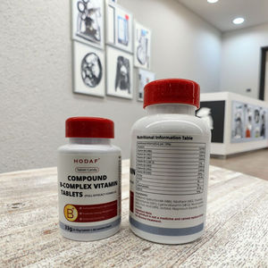 HODAF Fabricante OEM Confiable, Tabletas de Vitamina <span class=keywords><strong>B</strong></span> Compuesta, Tabletas Fáciles de Tragar <span class=keywords><strong>con</strong></span> Fórmula Saludable - Product Image 2