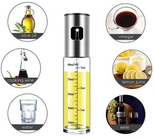 Dispensador de Aceite de Oliva de Acero Inoxidable con Botella de Vidrio, Rociador de Vinagre para Cocinar, al Mejor Precio - Product Image 3