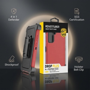 Étui de protection antichoc Defender avec clip ceinture pour <span class=keywords><strong>Samsung</strong></span> S26 S25 S24 Ultra A17 A56 et coques pour iPhone 17 16 15 Pro Max - Product Image 1