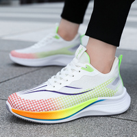 Nouvelles baskets décontractées pour hommes, design moderne, été-automne, plateforme à coussinets souples, confortables, respirantes, pour le tennis, la gym, la marche, les sports de plein air
