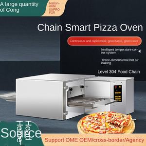 Horno Comercial de Cadena Totalmente Automático con Control Digital para <span class=keywords><strong>Pizza</strong></span> y Hamburguesas, Inteligente, de Aire Caliente Tridimensional, Venta al por Mayor - Product Image 5