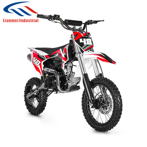 Lianmei Four Stroke <b>Gasoline</b> Motorcycle Dirt Bike for Adults with Kick Start and 50km/h Speed - Product Image 2