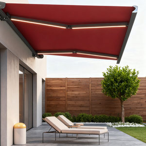 <span class=keywords><strong>Auvent</strong></span> rétractable électrique en alliage d'aluminium pour extérieur, imperméable et résistant au soleil, pour balcons, villas, toits, terrasses - Product Image 2