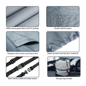 Newstar 14-16 pouces étanche <span class=keywords><strong>ponton</strong></span> <span class=keywords><strong>de</strong></span> pêche respirant bateau couverture tissu 600D Marine qualité Polyester <span class=keywords><strong>toile</strong></span> universelle - Product Image 5