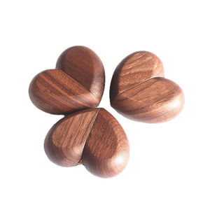 กล่องใส่แหวนรูปหัวใจไม้วอลนัทสีดำ น้ำหนักเบา พกพาสะดวก สำหรับขอแต่งงาน งานหมั้น - Product Image 6