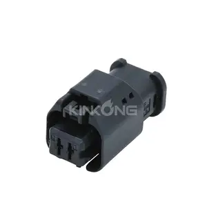 Amp 2 Way black female waterproof HP/HPSL Sealed Connectors 1801175-1