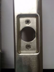 WEKIS Single-Hole Stainless Steel Brass Door Reinforcer Matte Black Gold Lock <b>Wrap</b> <b>Window</b> Application Made China for Repairing - Product Image 5