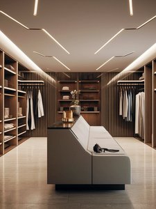 Luxury Custom Walk-In <strong>Closet</strong>, Modern Design, Ultimate Space <strong>Utilization</strong> - Product Image 3