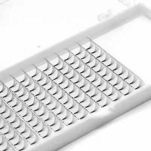 ขนตาปลอมแฟนๆที่ทำไว้ล่วงหน้า0.07มม. 0.1มม. พร้อมขนตาปริมาณฉลากส่วนตัวต่อขนตาง่ายต่อการขยายขนตา - Product Image 4