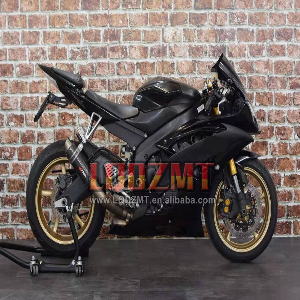 Carenagem Preta Yamaha YZF R6 - Peças de Motocicleta Duráveis e Estilosas, image size:1000x1000
