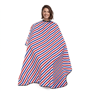 Nouvelle Cape de Coiffure Tendance Personnalisée en Polyester Taffetas Antistatique et Résistante à l'Eau pour Salon de Coiffure et Soins de Beauté - Product Image 6