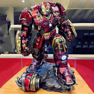Figuras de Película de Avengers Hulkbuster de Fibra de Vidrio <span class=keywords><strong>1</strong></span>/4 a Precio de Fábrica, Estatua de Iron Man MK44, Decoraciones de Oficina, Artesanías de Resina - Product Image 5
