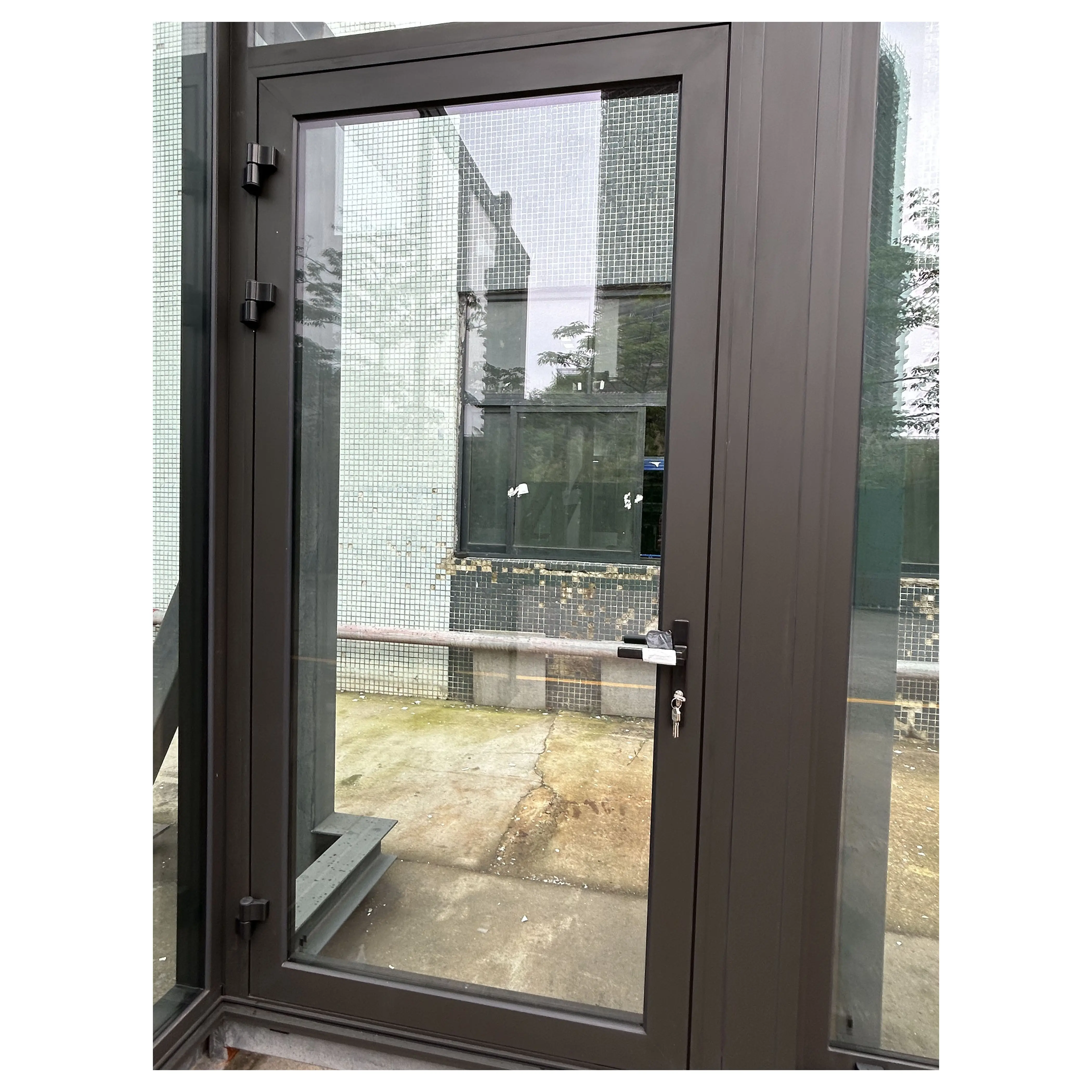 Custom Factory Interior Aluminum Glass Window And Door Aluminum Profile Glass Door Frame Modern Aluminum Bathroom Door