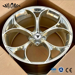 Jante de voiture de course en or gelé 5x110 Et31 Racing Lega Drake 8.5x20 roues forgées pour <span class=keywords><strong>Alfa</strong></span> <span class=keywords><strong>Romeo</strong></span> 155 156 159 4c Giulia <span class=keywords><strong>Stelvio</strong></span> Spider - Product Image 2