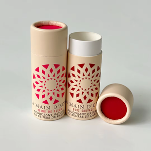 หลอดกระดาษทรงกระบอกทำจากกระดาษแข็งสำหรับระงับกลิ่นกายภาชนะเครื่องสำอางลิปบาล์มแบบย่อยสลายได้100% - Product Image 2