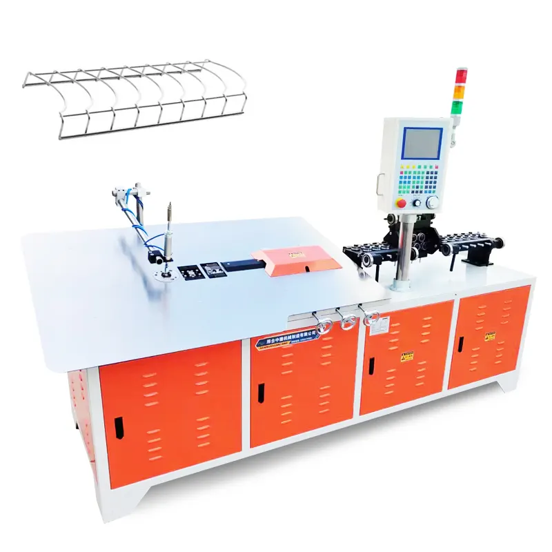 China Manufacturer New Product 2D Cnc Wire Bending Machine 6Mm 2D Thin Wire Bending machine