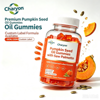 Formule avec étiquette personnalisée OEM Gommes à l'huile de graines de citrouille avec supplément de palmier nain pour la