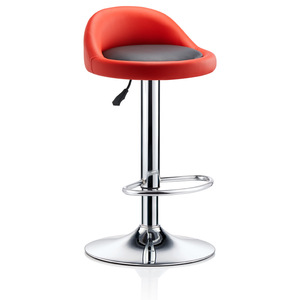 Silla de <span class=keywords><strong>Bar</strong></span> giratoria simple y moderna, taburete alto, placa de cuerno para barbería, escritorio frontal, Panel doméstico, fabricantes directos de madera - Product Image 1