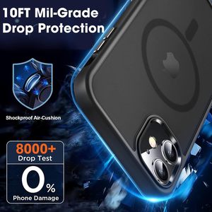 Nueva funda magnética para teléfono con protector de pantalla para <span class=keywords><strong>iPhone</strong></span> 15 14 13 <span class=keywords><strong>Pro</strong></span> <span class=keywords><strong>Max</strong></span> 12 <span class=keywords><strong>11</strong></span>, productos de Dropshipping, funda trasera <span class=keywords><strong>2023</strong></span> - Product Image 5