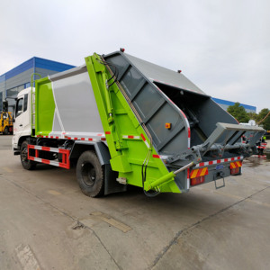 Camión Compactador de Basura Dongfeng Tianjin de 12m³ y 16 Toneladas, Vehículo de Saneamiento Ambiental - Product Image 4
